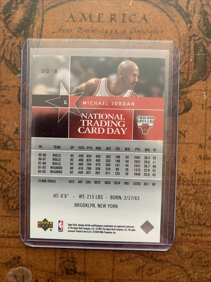 2004 National Trading Card Day Micheal Jordan Upper Deck - Image 4 of 4