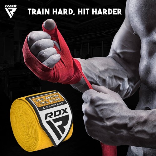 RDX Boxing Hand Wraps Elasticated Thumb Loop Bandages Kickboxing Wrist Strap - Picture 29 of 50