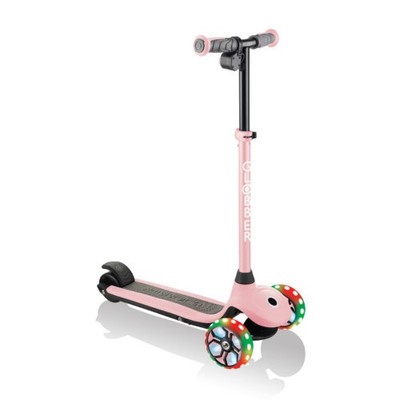 Globber E-MOTION 4 PLUS MIT LEUCHTROLLEN - 3-Rad-Elektro-Scooter - Pastellrosa