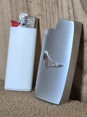 Winston-Adler 3 D Feuerzeughülle Metall für u.a. BIC Feuerzeuge Neu!! 