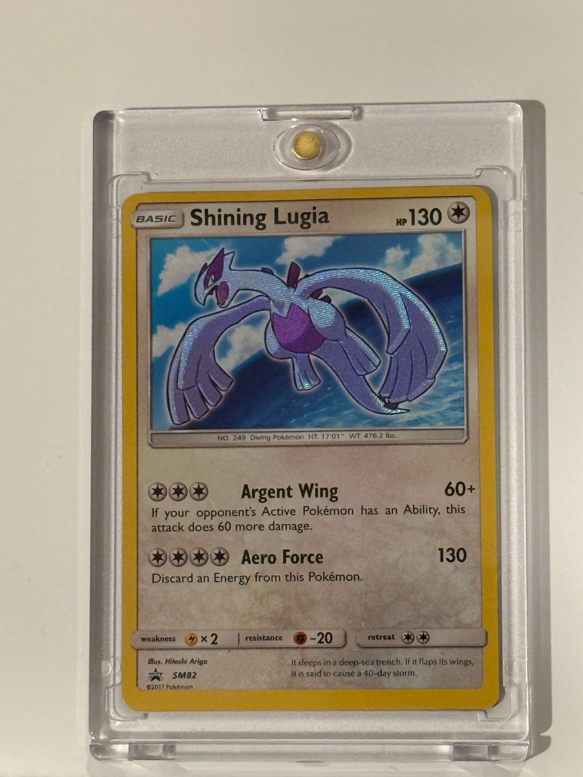 Shining Lugia - SM82 Pokemon Sun & Moon Promo Promo Near Mint