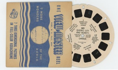 Quebec City and Vicinity Canada 1946 Scarce View-Master Reel 385