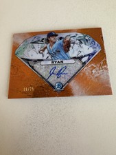 2020 Bowman Chrome RC Joe Ryan Auto Orange 8/25 APDCA-JR