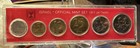 Israel 1971 Official Mint Set No Card Inside - Six UNC Coin Set — photo 1