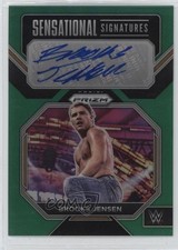 2023 Panini Prizm WWE Sensational Signatures Green Brooks Jensen Auto 1hc0