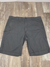 Levi Strauss Signature Series Men's Utility Shorts Size 44 Black Flat Front