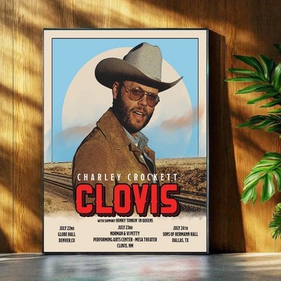 Charley Crockett 2026 Clovis Show On July 23 2026 Poster