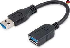StarTech.com 15cm USB 3.0 Verlängerungskabel - USB 3 Typ A Kabel Verlängerung - 