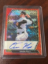 Owen Hall 2026 Leaf Metal Baseball Auto 2/4