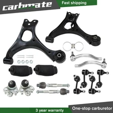 Front Lower Control Arms Ball Joint Sway Bars Tie Rods For 2006-2011 Honda Civic