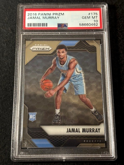 2016 Panini Prizm Jamal Murray RC Rookie #175 PSA 10 GEM MT Denver Nuggets