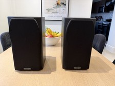 Mission 731 Black Bookshelf Speakers 2-Way Reflex 25-75 W/Ch 8 Ohms