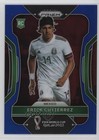 2022 Panini Prizm World Cup Qatar Blue Prizm 74/299 Erick Gutierrez #150 6o3