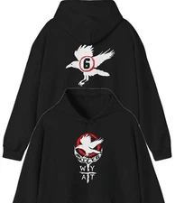 Wyatt Sicks 6 White Crow Black Pullover Hoody