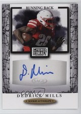 2021 Sage Premier Draft Dedrick Mills #A42 Auto 03xg