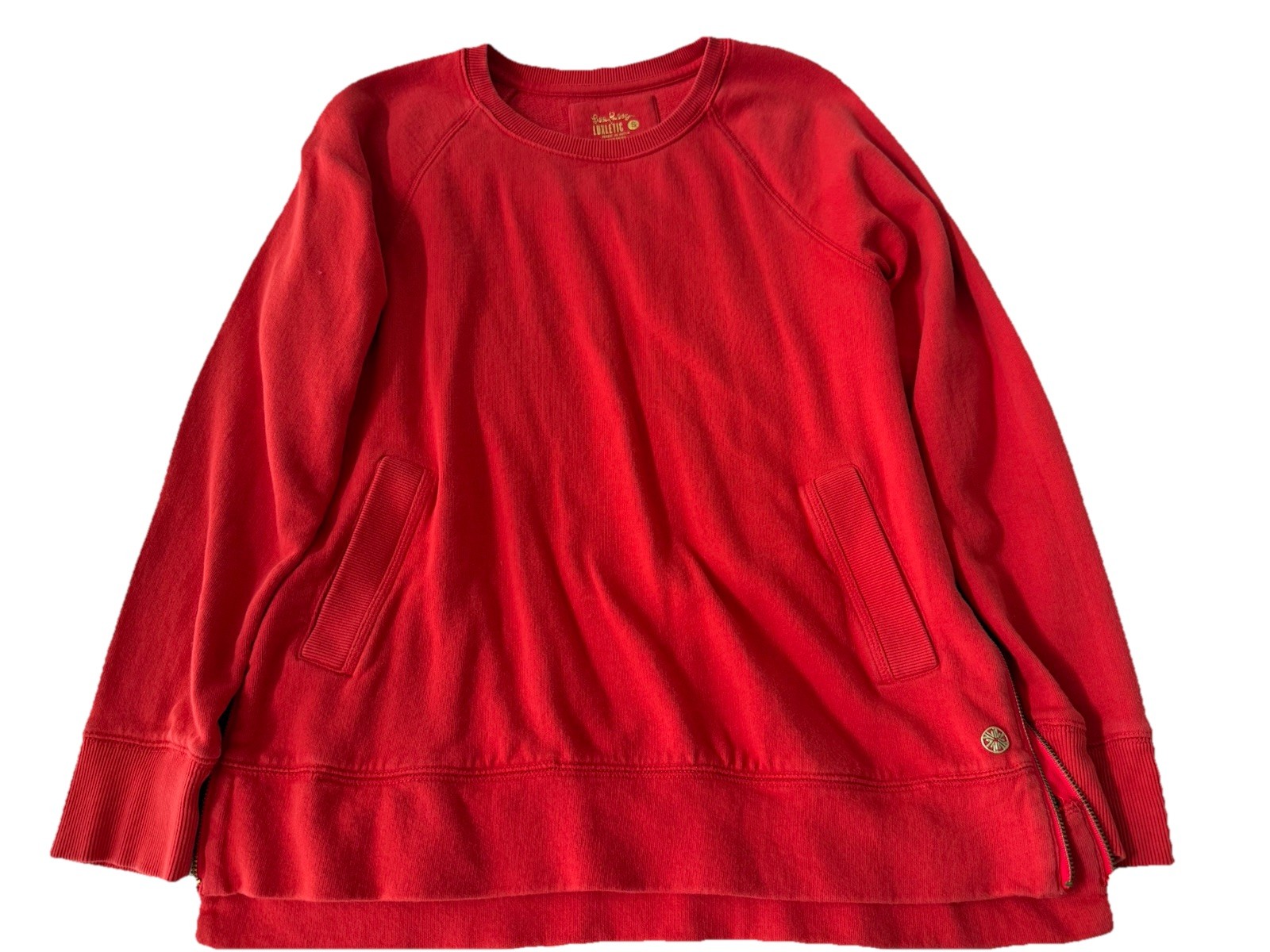 Lilly Pulitzer Beachcomber Pullover Small Ruby Red - image 1