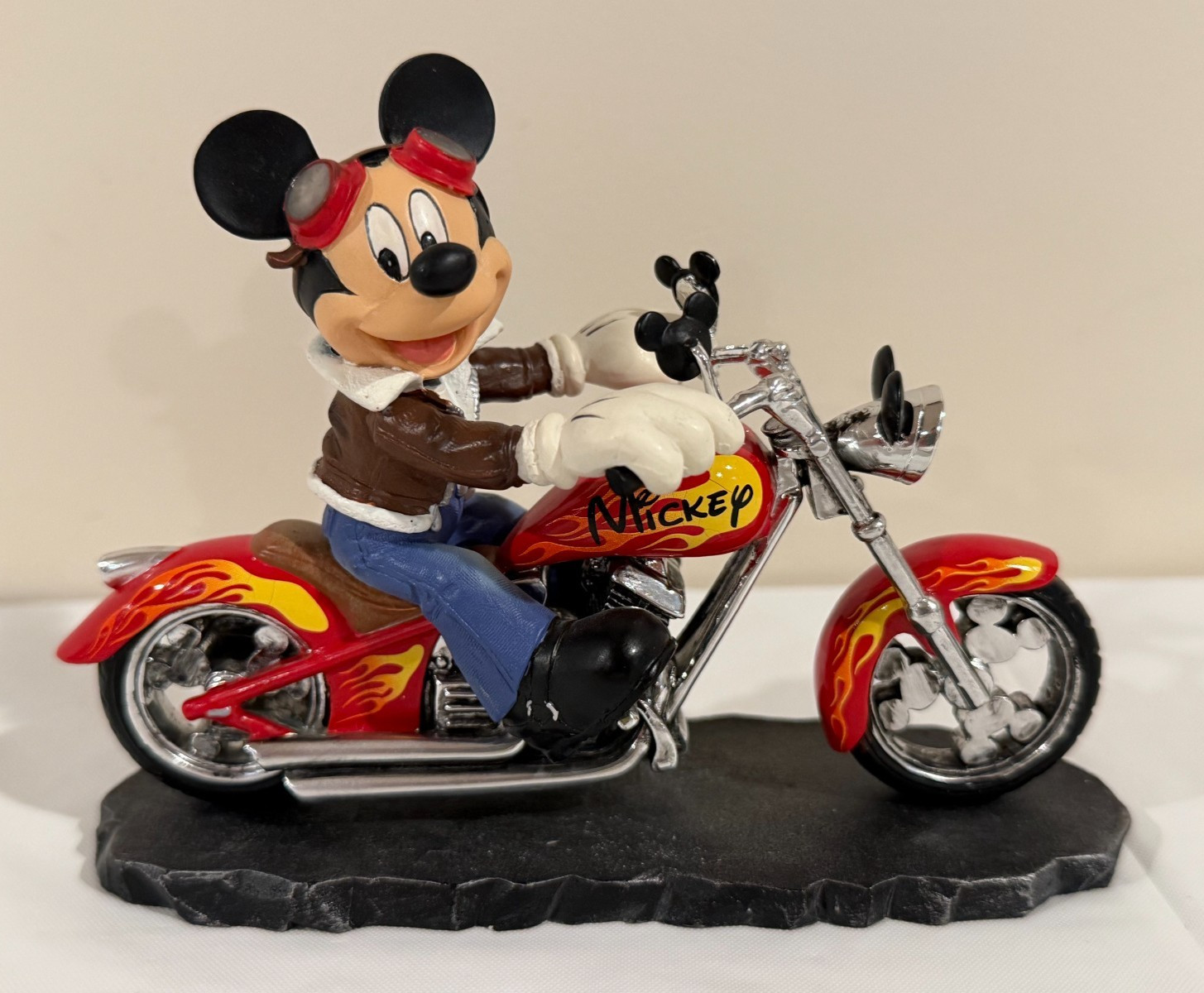 Disney Mickey Mouse Leader of the Pack Figurine Fun on the Open Road Collection