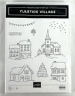 NEW Stampin Up Yuletide Village Stamp Set 164310 Christmas Snowy Church Houses