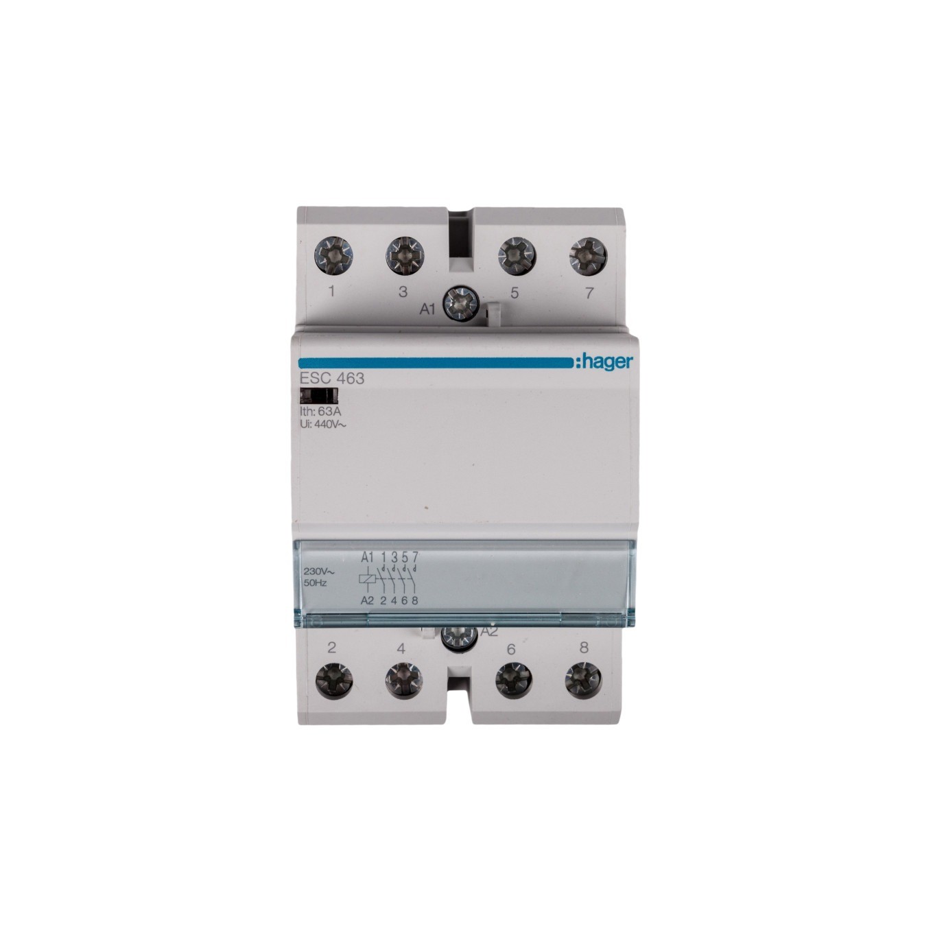 ESC463 CONTACTEUR MODULAIRE 63A 4Z 3M 230V AC - Image 3