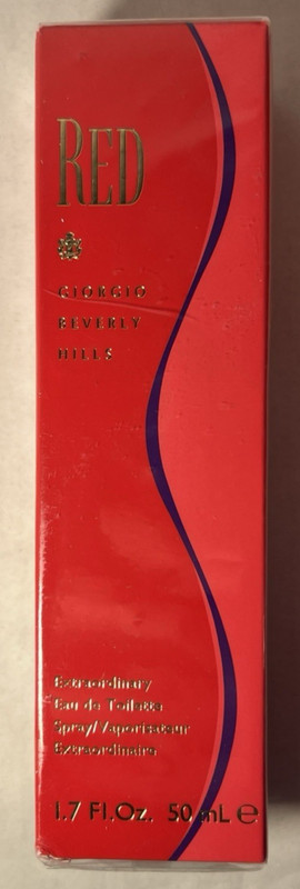 Vintage RED by Giorgio Beverly Hills Extraordinary 1.7fl Oz New in Box