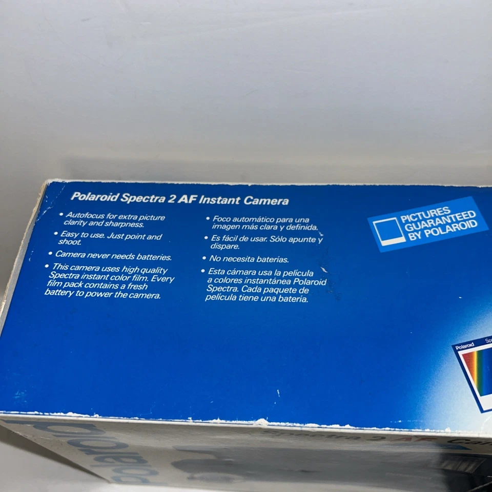 Vintage Polaroid Impulse 600 analoge Sofortbildkamera mit Pop-Up Blitz & Gurt - & Box - Bild 4 von 4