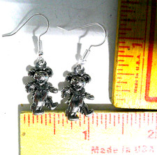 Grateful Dead Dancing Bear earrings vintage collectible music band memorabilia
