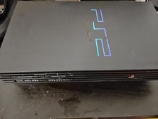 Sony PlayStation 2 Black Video Game Console With Network Adaptor Tested Working