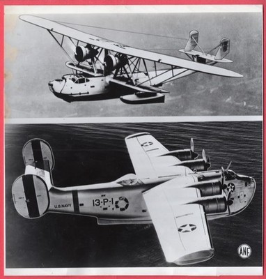 1933 Then Consolidated P2Y-1 Patrol Bomber Now 1942 PB2Y Coronado News Photo