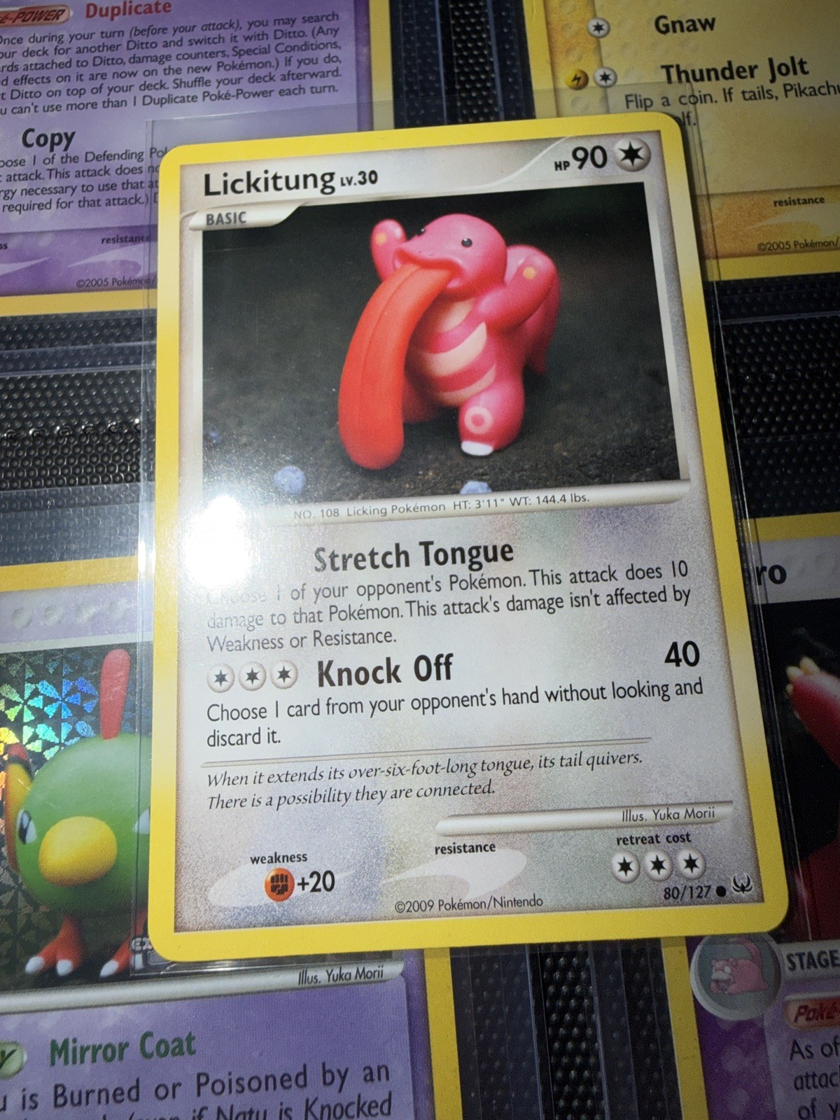 Pokémon Lickitung 80/127 Platinum 2009 Pokemon TCG near mint NM