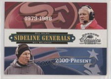 2004 Donruss Classics Sideline Generals 507/2000 Bill Belichick Walsh HOF 0zv5