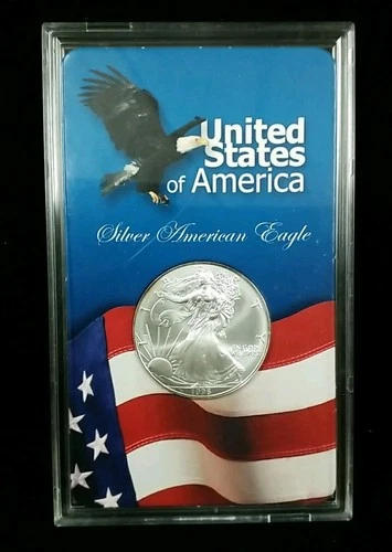 1996 American Eagle 1 oz Silver Coin Brilliant Uncirculated 96P