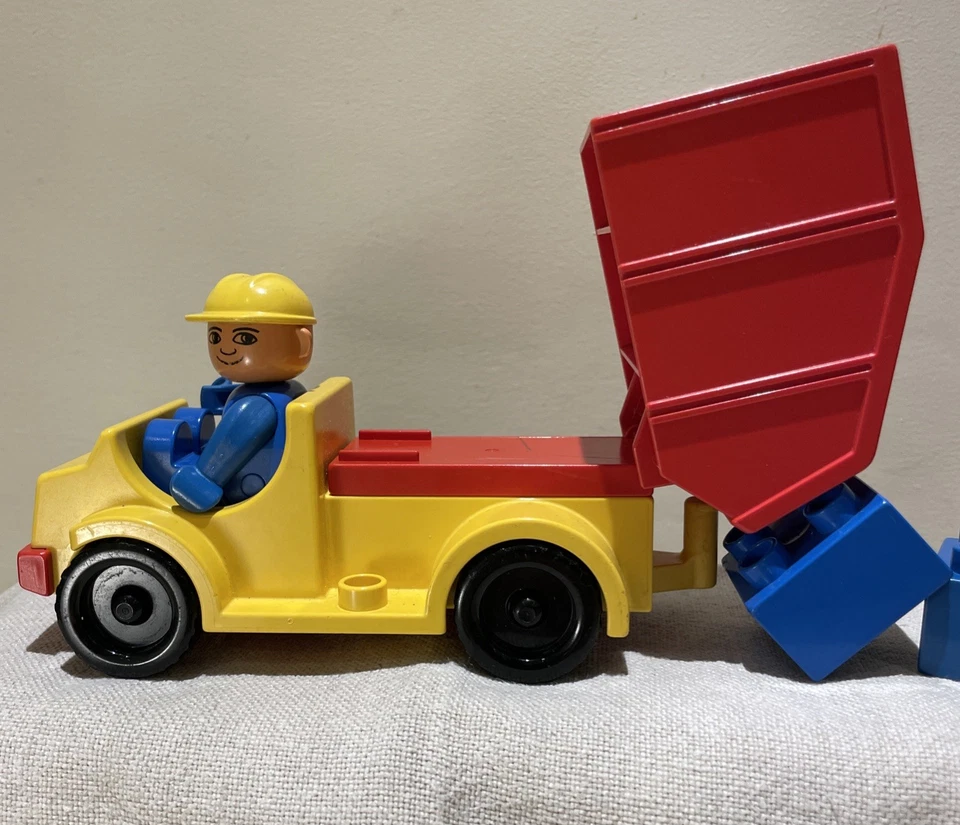LEGO DUPLO Vintage Tipper Dumper Truck 1983 2634 Construction Vehicle Excellent - Image 2 of 4