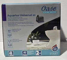 OASE Aquarius Universal 80 Fountain Water Feature Pump 80 GPH Black Submersible