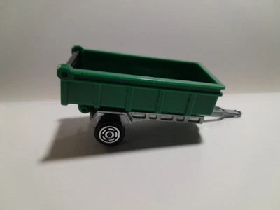 Vintage Majorette Green Super Cargo Trailer 1/64 Farm Manure Cart Loose 22160 - Image 1 of 4