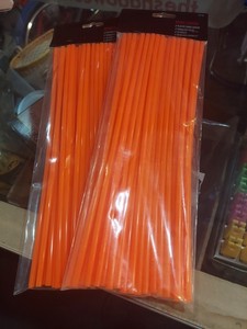Bicycle Wheel Spoke Covers Black-Ops  11 3/4 Inches Orange 72pc 2 packs of  36