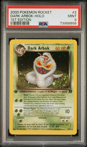Dark Arbok 2/82 Team Rocket 1st Edition Holo Rare