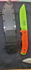 ESEE-6 Plain Edge Fixed Blade Knife Survival Camping Outdoor Gear 1095