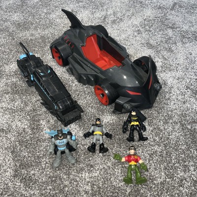 Imaginext Superhelden Konvolut Figuren Fahrzeuge Batman Robin