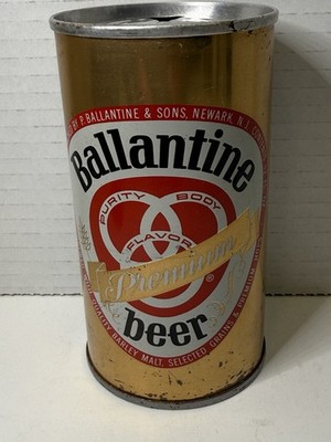 BALLANTINE PREMIUM VINTAGE BEER CAN BALANTINE & SONS,NEWARK,NJ
