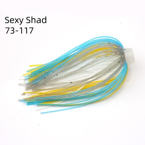 Jupes gabarits buzzbait appâts wobbler jupe en caoutchouc pour brochet doré s' - Photo 5/14