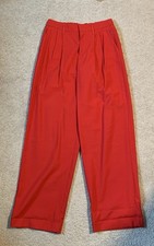 Women  s A New Day Wide Leg Red Pants Size 6 - Excellent Condition