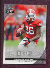 2016 Leaf Draft #62 Malcolm Mitchell Rookie College Georgia Bulldogs Mint