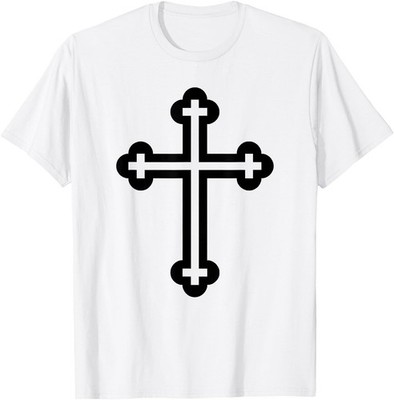 Serbian Cross Srpski Krst Christian Orthodox Serbia Big T-Shirt