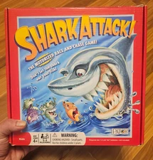 Shark Attack Motorized Action Board Game Complete Patch 2010