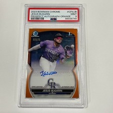 TOPPS 2023 Bowman Chrome Jesus Bugarin Autograph #CPAJB PSA Mint 9