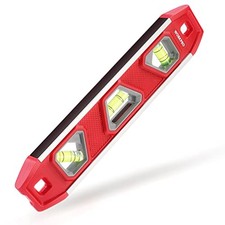 WORKPRO Niveau à Bulle Torpédo Magnétique 230mm avec 3 Bulles Différentes 45/...