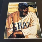 BASEBALL~SIGNED JOSH GIBSON JR~8X10 NEGRO LEAGUES GLOSSY~HOMESTEAD GRAYS  LITHO.