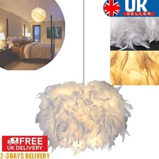 Feather Lampshade Ceiling Light Shade Pendant Lampshade Modern Home Decoration
