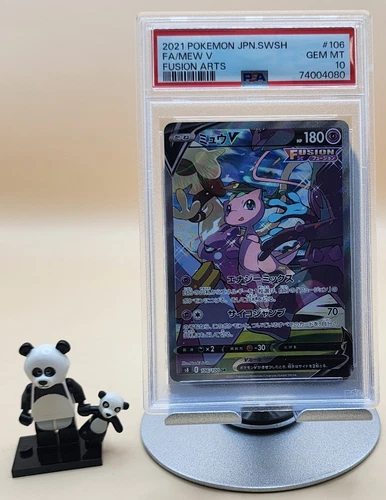PSA 10 Pokemon Japanese Sword & Shield Fusion Arts Mew V 106/100 Gem Super Rare