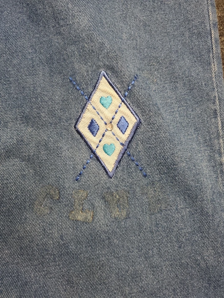 Mono decorado vintage 100 % algodón descolorido Glory Club para niñas ¡talla 8!! Foto 2 de 4